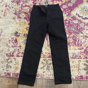 High Rise Black Jeans with Classic Fit